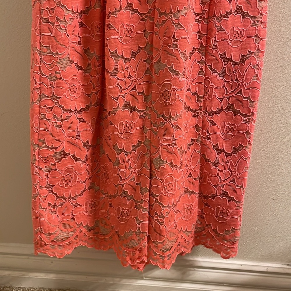 Vince Camuto pink lace dress size 2 - Picture 12 of 14